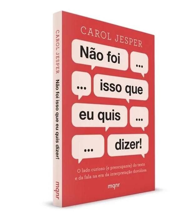 Não foi isso que eu quis dizer! Não foi isso que eu quis dizer!